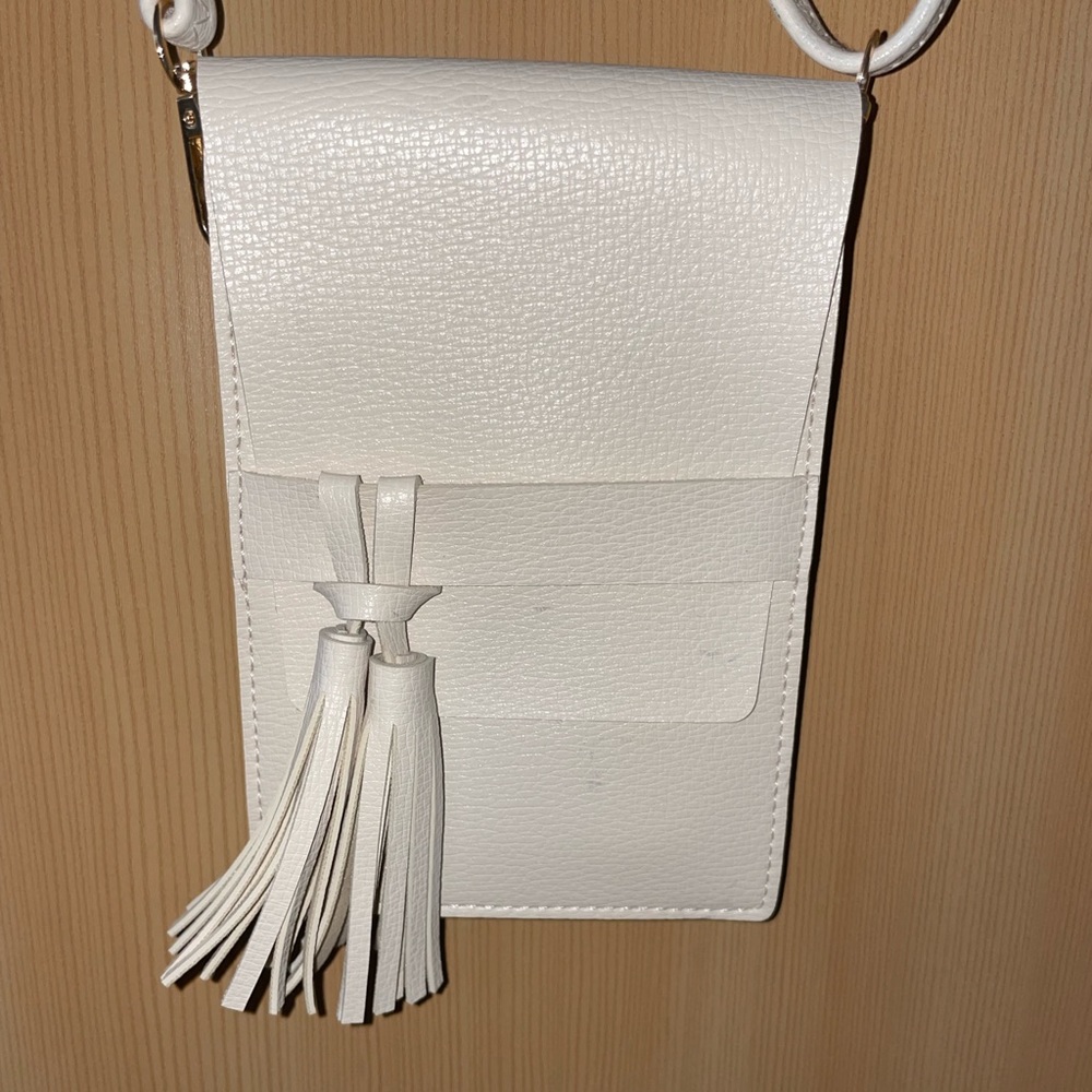 Leather mini crossbody purse